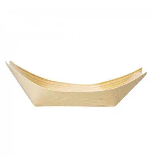 VERLO FingerFood Naczynie bambusowe łódka 7,5 x 14 cm / 50 szt.