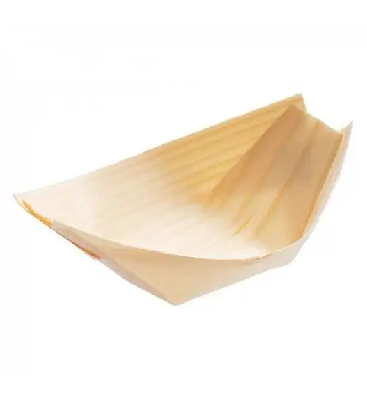 VERLO FingerFood Naczynie bambusowe łódka 5,5 x 8 cm / 50 szt.