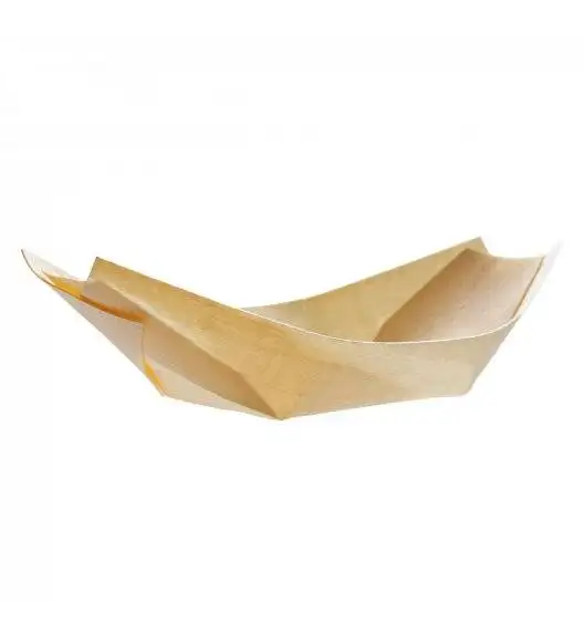 VERLO FingerFood Naczynie bambusowe łódka 5,5 x 8 cm / 50 szt.