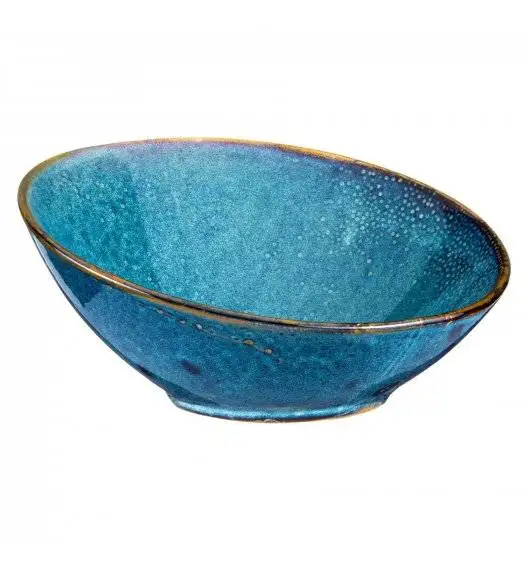 VERLO DEEP BLUE Misa / salaterka skośna 25 cm / porcelana