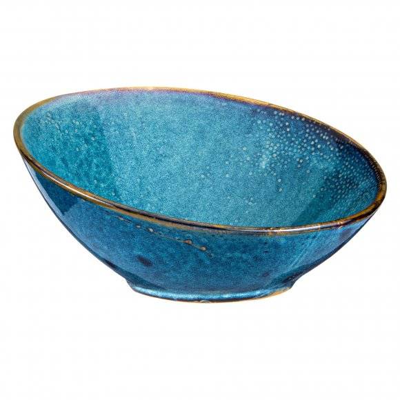 VERLO DEEP BLUE Misa / salaterka skośna 25 cm / porcelana