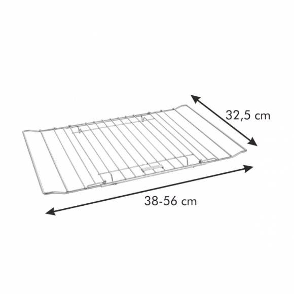 TESCOMA GRAND CHEF Regulowany ruszt do piekarnika 38-56 cm