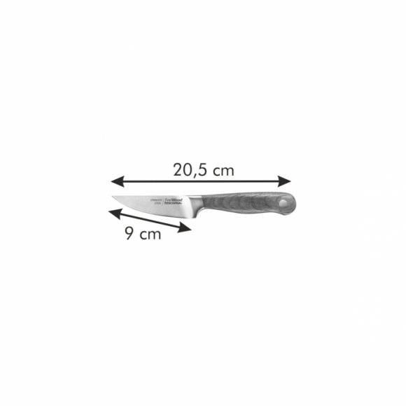 TESCOMA FEELWOOD Nóż uniwersalny 9 cm / drewno jesionowe