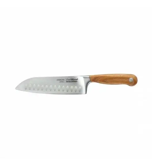 TESCOMA FEELWOOD Nóż Santoku 17 cm / drewno jesionowe