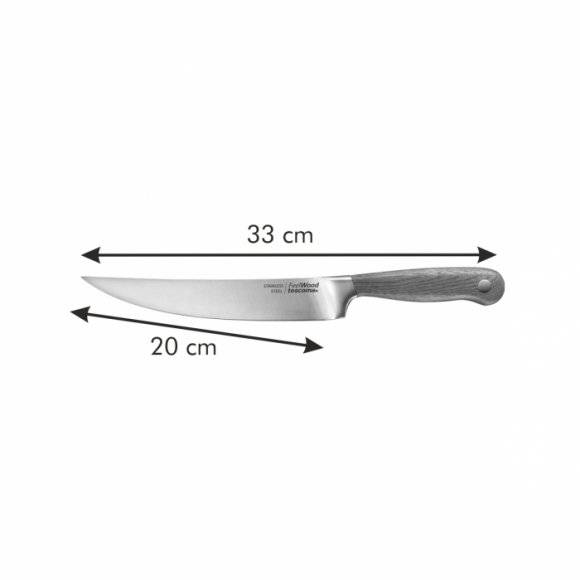 TESCOMA FEELWOOD Nóż do porcjowania / filetowania 20 cm / drewno jesionowe