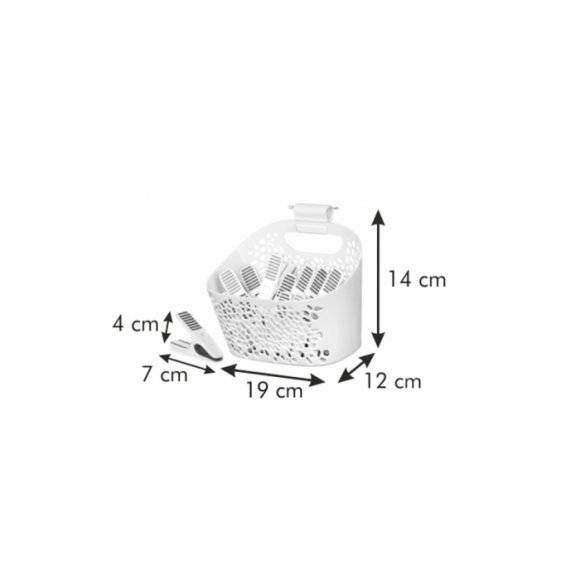 TESCOMA CLEAN KIT Klamerki do prania w koszyku / 20 sztuk