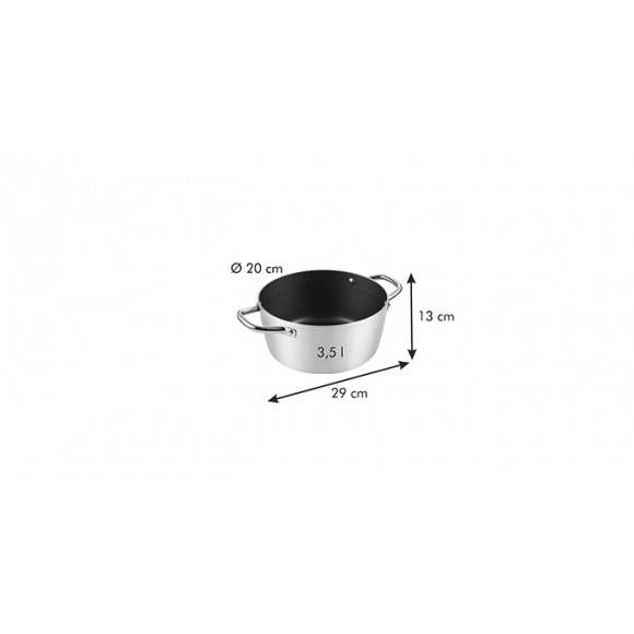 TESCOMA GrandCHEF Garnek 3,5 l / 20 cm / stal nierdzewna