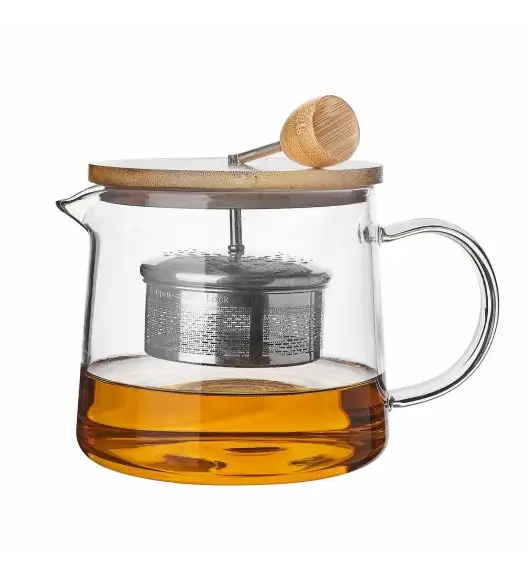 KonigHOFFER ALBEDO Szklany dzbanek do herbaty z zaparzaczem / 1,0 L