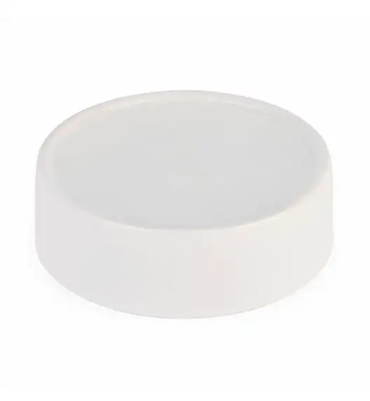 KONIGHOFFER Porcelanowa cukiernica z bambusową pokrywą + łyżeczka / biała / 350 ml