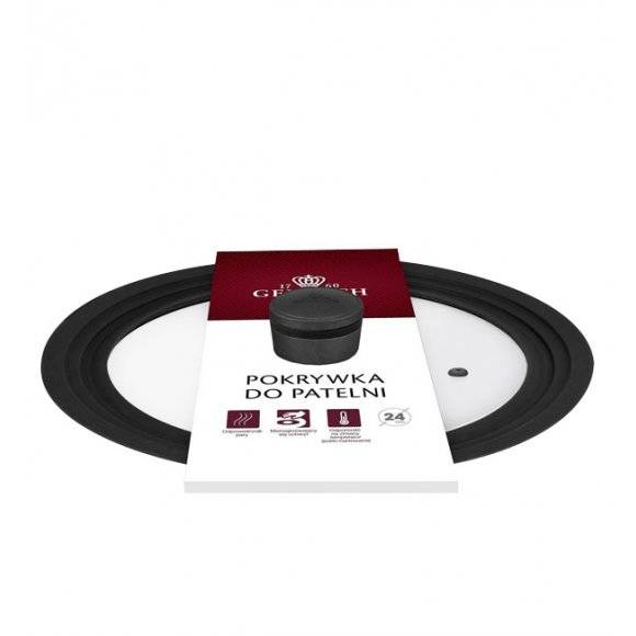 GERLACH GRANITEX Wok z powłoką ceramiczną  ILAG Xera Dur 2® 28 cm + pokrywka / aluminium