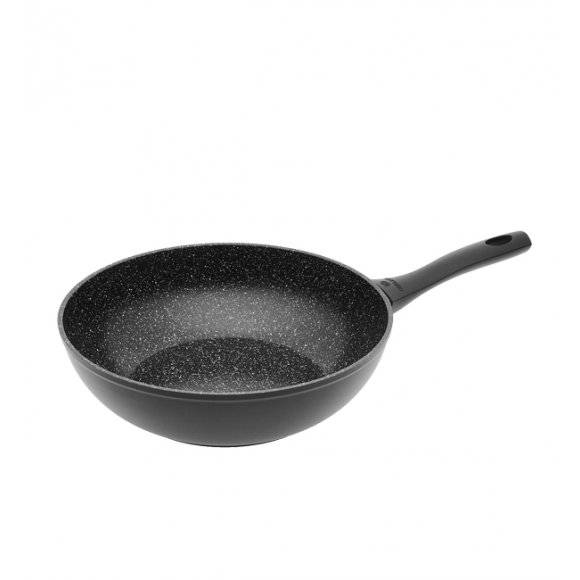 GERLACH GRANITEX Wok z powłoką ceramiczną  ILAG Xera Dur 2® 28 cm + pokrywka / aluminium