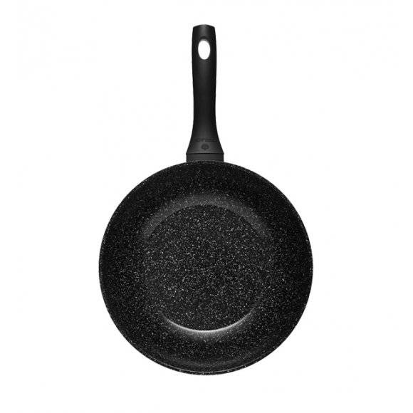 GERLACH GRANITEX Wok z powłoką ceramiczną  ILAG Xera Dur 2® 28 cm + pokrywka / aluminium