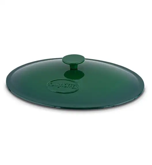 KONIGHOFFER Gęsiarka żeliwna emaliowana 6,4 l / owalna, szmaragdowa