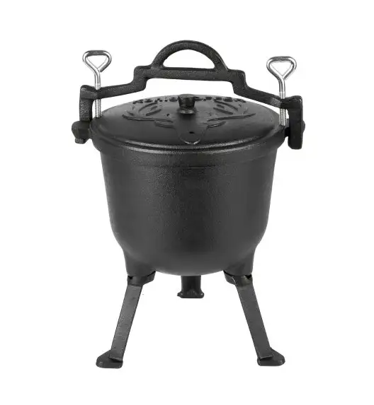 KONIGHOFFER Kociołek myśliwski żeliwny 8 l z pokrywą