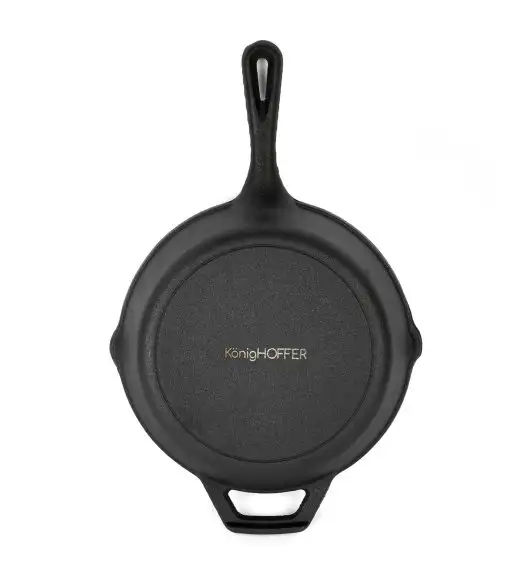 KONIGHOFFER Patelnia żeliwna 20 cm /  czarna
