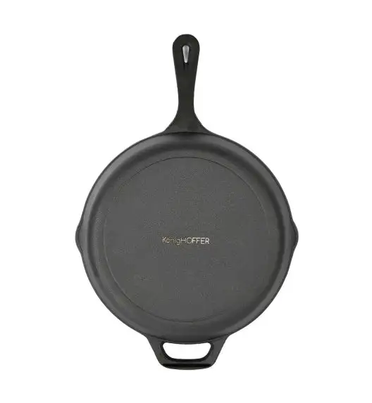 KONIGHOFFER Patelnia żeliwna 24,5 cm / czarna