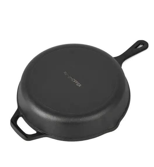 KONIGHOFFER Patelnia żeliwna 24,5 cm / czarna