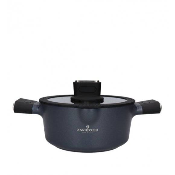 ZWIEGER VESNA Garnek 1,8 l z pokrywką 20 cm / GREBLON C3 non-stick / indukcja