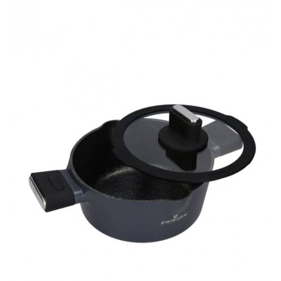 ZWIEGER VESNA Garnek 1,8 l z pokrywką 20 cm / GREBLON C3 non-stick / indukcja