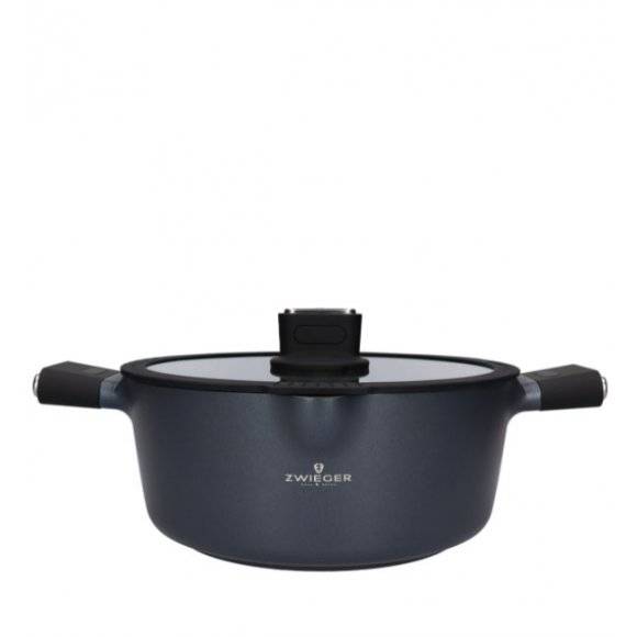 ZWIEGER VESNA Garnek 5,5 l z pokrywką 28 cm / GREBLON C3 non-stick / indukcja