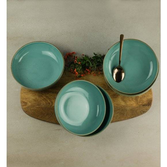 LUBIANA RONDO K5 Serwis obiadowy 54 el dla 18 os / morski / porcelana