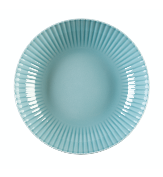 LUBIANA DAISY WATERFALL K6 Serwis obiadowo - kawowy 6 osób / 30 elementów / turkusowy