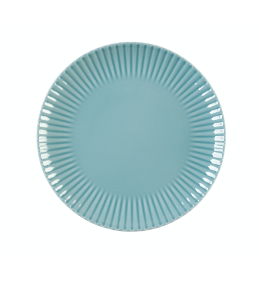 LUBIANA DAISY WATERFALL K6 Serwis obiadowo - kawowy 6 osób / 30 elementów / turkusowy