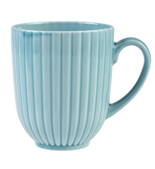 LUBIANA DAISY WATERFALL K6 Serwis obiadowo - kawowy 6 osób / 36 elementów / turkusowy