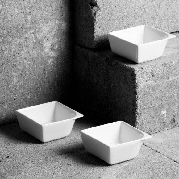 AMBITION SALSA Komplet 3 salaterek 8,3 cm / porcelana 