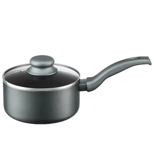 AMBITION GRAPHITE Komplet garnków z pokrywkami 20, 24, 28 cm + Rondel 16 cm + Zestaw Patelni 20, 24, 28, 30 cm / Powłoka ILAG BASIC
