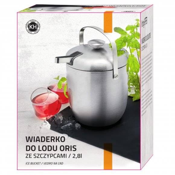 TADAR ORIS Wiaderko do lodu 2,8 L / stal nierdzewna satynowa