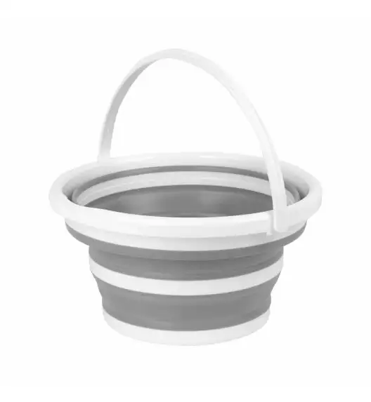 TADAR SILICO Składane wiadro silikonowe 10 L / szare