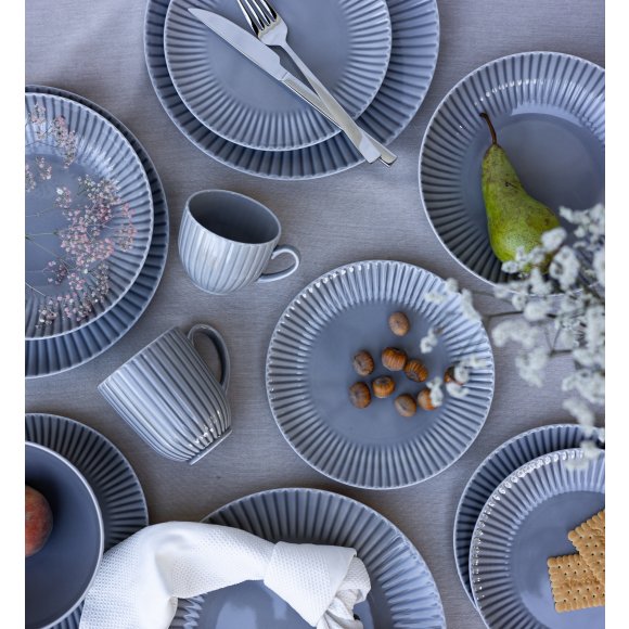LUBIANA DAISY CLOUD K1 Serwis obiadowo - kawowy 18 osób / 108 elementów / szary