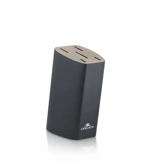 GERLACH STYLE Komplet 5 noży w bloku + nożyce drewniane do drobiu