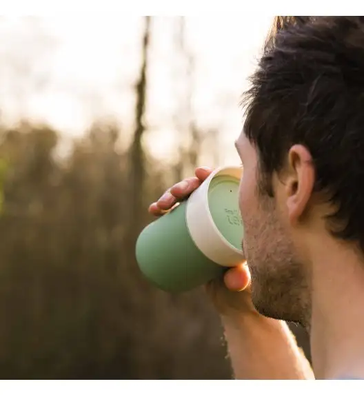 WYPRZEDAŻ! BergHOFF LEO Kubek 0,33 l / porcelana / miętowy
