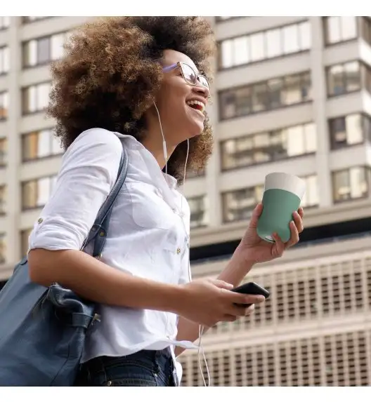 WYPRZEDAŻ! BergHOFF LEO Kubek 0,33 l / porcelana / miętowy