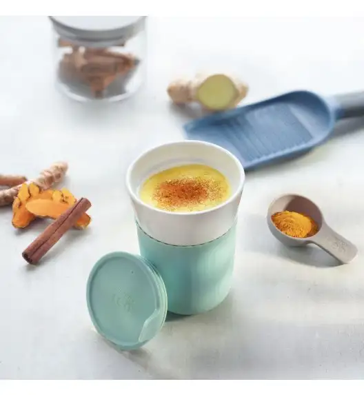 WYPRZEDAŻ! BergHOFF LEO Kubek 0,33 l / porcelana / miętowy