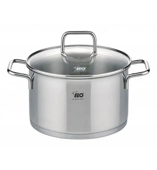 WYPRZEDAŻ!  ELO CITRIN Garnek z pokrywką 20 cm / 3,4 L / stal nierdzewna / indukcja