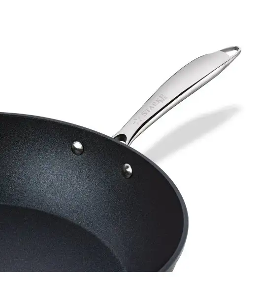STARKE TARRY Patelnia głęboka z pokrywką 28 cm / Nieprzywierająca powłoka Aerolite / indukcja