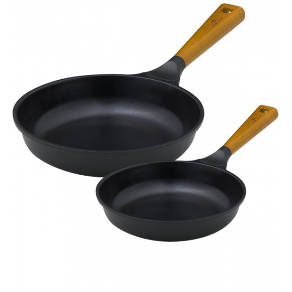 GERLACH NATUR Komplet patelni 24, 28 cm z powłoką ceramiczną ILAG® Non-Stick