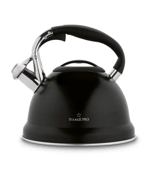 STARKE ASTERIA Czajnik z gwizdkiem 3 L / czarny mat / indukcja