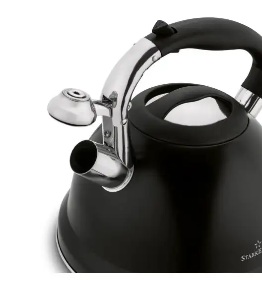 STARKE ASTERIA Czajnik z gwizdkiem 3 L / czarny mat / indukcja