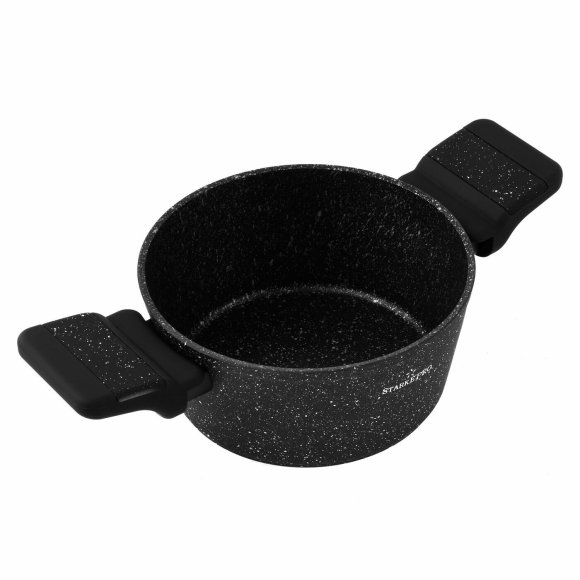 STARKE PRO CERES MARBLE Garnek z pokrywką 16 cm / Powłoka Aerolite Plus