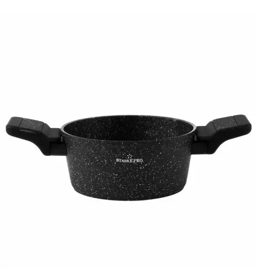 STARKE PRO CERES MARBLE Garnek z pokrywką 16 cm / Powłoka Aerolite Plus