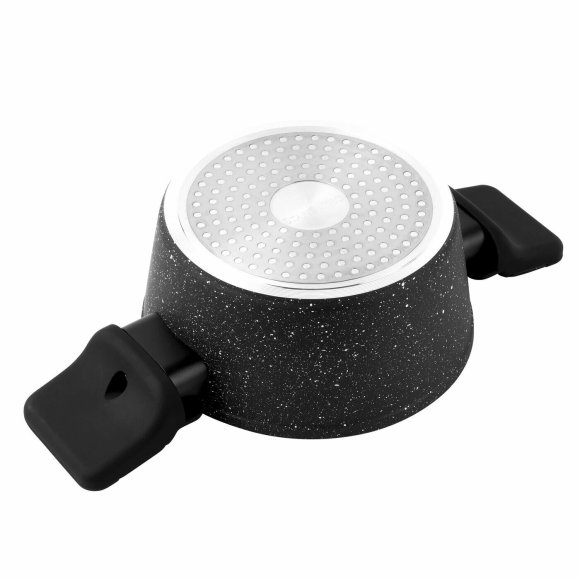 STARKE PRO CERES MARBLE Garnek z pokrywką 16 cm / Powłoka Aerolite Plus