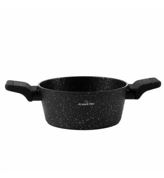 STARKE PRO CERES MARBLE Garnek z pokrywką 18 cm / Powłoka Aerolite Plus