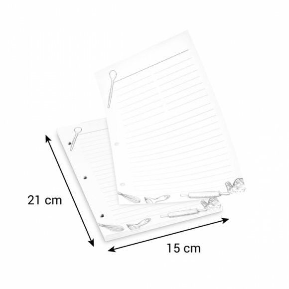TESCOMA DELICIA Kartki do przepiśnika / notesu na przepisy