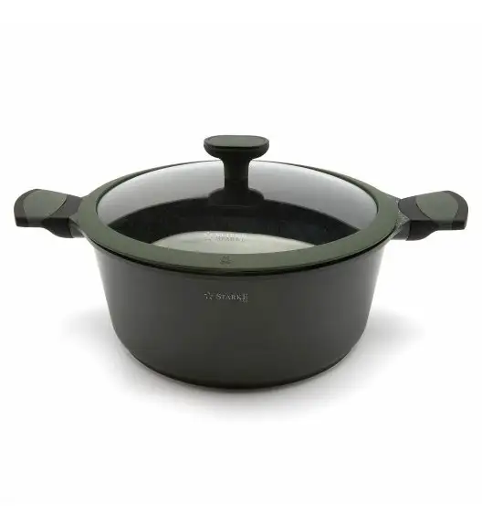 STARKE PRO VIRIDI Garnek 28 x 12,5 cm z pokrywką / Greblon® C3