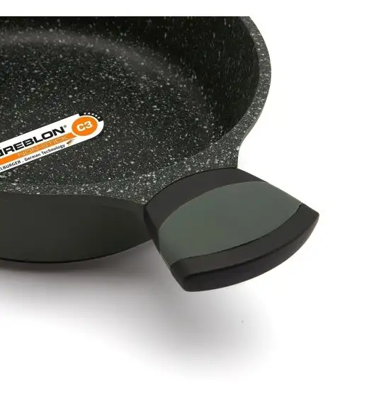 STARKE PRO VIRIDI Patelnia głęboka 24 cm z pokrywką / Greblon® C3