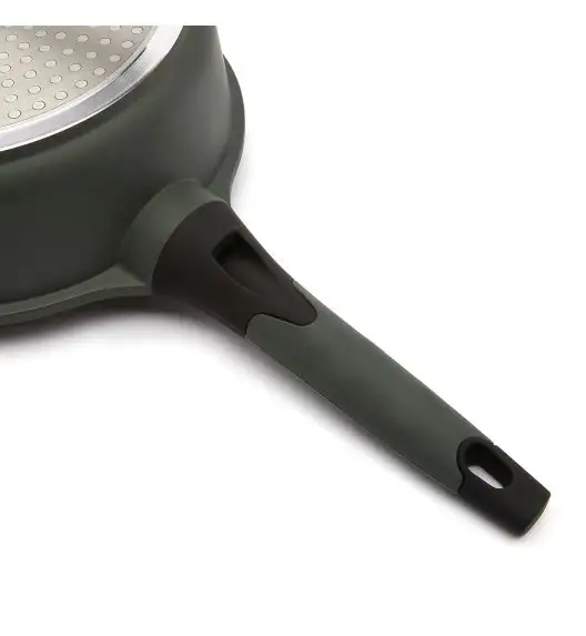 STARKE PRO VIRIDI Patelnia głęboka 24 cm z pokrywką / Greblon® C3